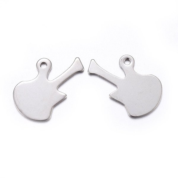 PandaHall 201 Stainless Steel Pendants, Guitar, Stainless Steel Color, 15.5x17x0.8mm, Hole: 1.4mm 201 Stainless Steel Musical Instruments
PandaHall 201 Stainless Steel Pendants, Guitar, Stainless Steel Color, 15.5x17x0.8mm, Hole: 1.4mm 201 Stainless Steel Musical Instruments