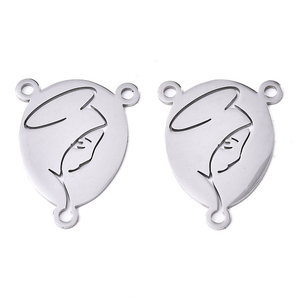 PandaHall 201 Stainless Steel Chandelier Component Links, 3 Loop Connectors, Oval, Stainless Steel Color, 29x22.5x1mm, Hole: 2mm 201...
PandaHall 201 Stainless Steel Chandelier Component Links, 3 Loop Connectors, Oval, Stainless Steel Color, 29x22.5x1mm, Hole: 2mm 201...