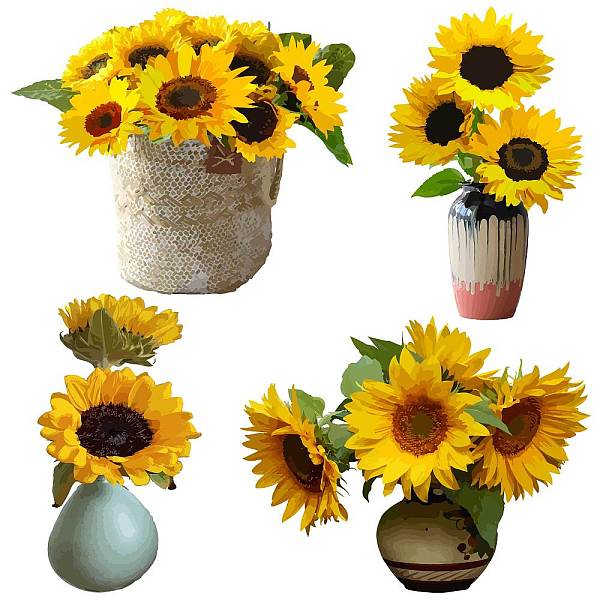 PandaHall GORGECRAFT 4 Styles Sunflower Window Clings 6.3x6.3 Spring Summer Window Decals PVC Alert Window Door Glass Stickers for Birds...
PandaHall GORGECRAFT 4 Styles Sunflower Window Clings 6.3x6.3 Spring Summer Window Decals PVC Alert Window Door Glass Stickers for Birds...