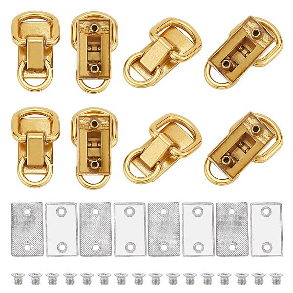 PandaHall WADORN 8 Sets Alloy Double D-ring Suspension Clasps for Bag Strap, with Gasket & Screw, Golden, 4.55x2.4x1.5cm, Hole: 2.5mm, Inner...
PandaHall WADORN 8 Sets Alloy Double D-ring Suspension Clasps for Bag Strap, with Gasket & Screw, Golden, 4.55x2.4x1.5cm, Hole: 2.5mm, Inner...