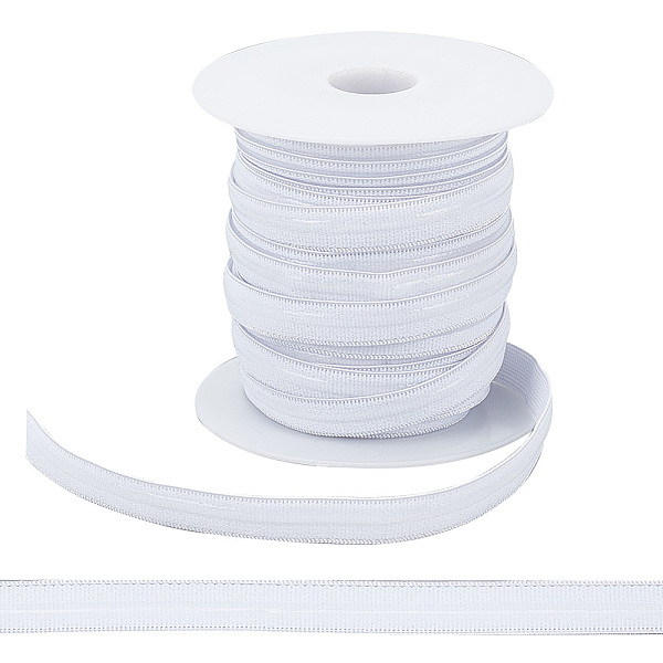 PandaHall 20 Yards Flat Polyester Non-Slip Elastic Band, Silicone Gripper Cord, Garment Accessories, White, 12mm Elastic Fibre Flat White
PandaHall 20 Yards Flat Polyester Non-Slip Elastic Band, Silicone Gripper Cord, Garment Accessories, White, 12mm Elastic Fibre Flat White