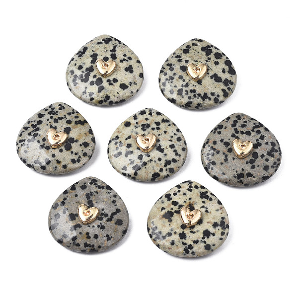 PandaHall Natural Dalmatian Jasper Pendant Rhinestone Settings, with Light Gold Plated Brass Findings, Faceted, Teardrop, Fit for 2mm...
PandaHall Natural Dalmatian Jasper Pendant Rhinestone Settings, with Light Gold Plated Brass Findings, Faceted, Teardrop, Fit for 2mm...