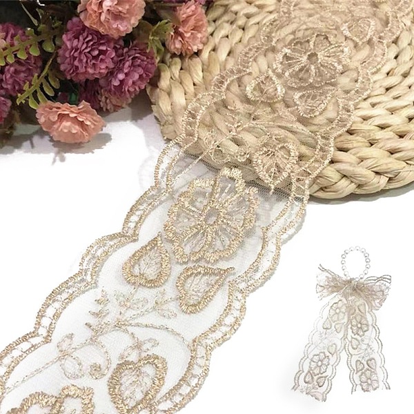 PandaHall Polyester Embroidery Ribbon, for Crafts Wedding Gift Wrapping, Flower, 3 inch(75mm), 30 yards Polyester Flower
PandaHall Polyester Embroidery Ribbon, for Crafts Wedding Gift Wrapping, Flower, 3 inch(75mm), 30 yards Polyester Flower