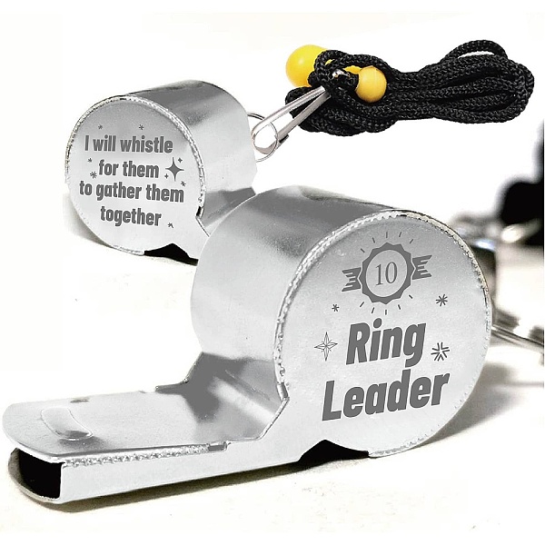 PandaHall CREATCABIN Sports Whistles with Lanyard Loud Crisp Sound Stainless Steel Whistle for Coaches Referees Training Teacher Ring Leader...
PandaHall CREATCABIN Sports Whistles with Lanyard Loud Crisp Sound Stainless Steel Whistle for Coaches Referees Training Teacher Ring Leader...