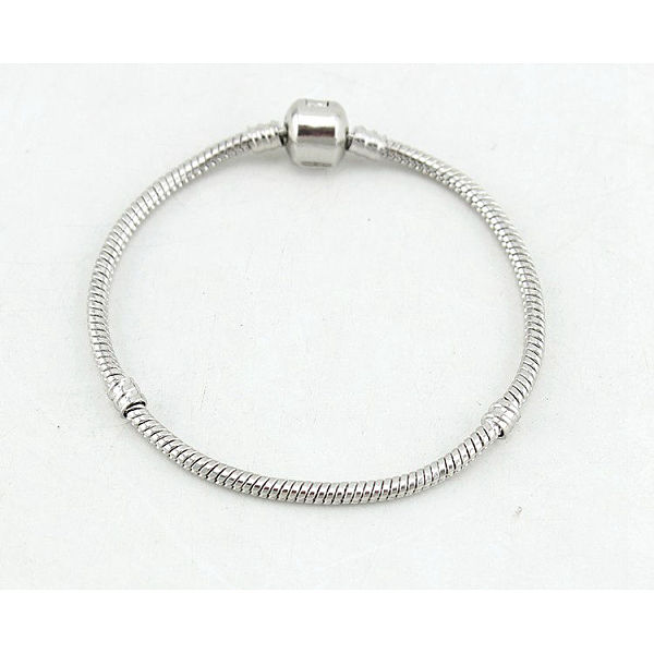 PandaHall Stylish and Sturdy Snake Chain Bracelet with Long-lasting Plating for DIY Jewelry Making, Silver, 0.2cm Alloy Silver
PandaHall Stylish and Sturdy Snake Chain Bracelet with Long-lasting Plating for DIY Jewelry Making, Silver, 0.2cm Alloy Silver