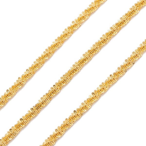 PandaHall Ion Plating(IP) 304 Stainless Steel Cauliflower Chains, with Spool, Soldered, Golden, 2.4mm, about 5m/roll 304 Stainless Steel 
PandaHall Ion Plating(IP) 304 Stainless Steel Cauliflower Chains, with Spool, Soldered, Golden, 2.4mm, about 5m/roll 304 Stainless Steel