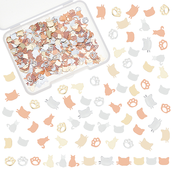 PandaHall OLYCRAFT 640pcs 8 Styles Cat Nail Art Decorations Brass Resin Fillers Cat Footprint Nail Art Accessories Mini Nail Art Charms for...
PandaHall OLYCRAFT 640pcs 8 Styles Cat Nail Art Decorations Brass Resin Fillers Cat Footprint Nail Art Accessories Mini Nail Art Charms for...