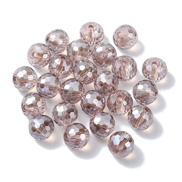 PandaHall AB Color Plated Glass Beads, Faceted Round, Rosy Brown, 8x7mm, Hole: 1.5mm Glass Round
PandaHall AB Color Plated Glass Beads, Faceted Round, Rosy Brown, 8x7mm, Hole: 1.5mm Glass Round