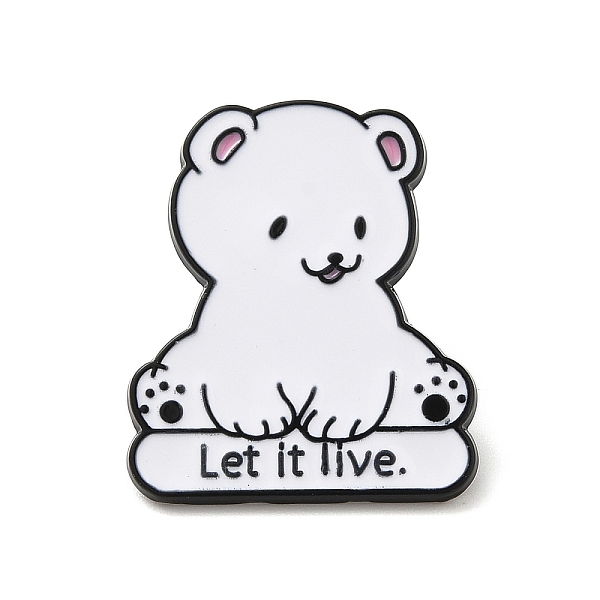 PandaHall Creative Zinc Alloy Brooches, Enamel, Electrophoresis Black Color, WhiteSmoke, 22x23x1.5mm Alloy White
PandaHall Creative Zinc Alloy Brooches, Enamel, Electrophoresis Black Color, WhiteSmoke, 22x23x1.5mm Alloy White