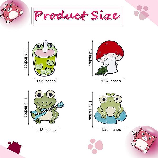 PandaHall 7 Pieces Creative Enamel Pins Brooch Set for Women, Cute Cartoon Plants Animal Frog Backpack Pins, Lovely Lapel Badges Pins..., Multicolor
PandaHall 7 Pieces Creative Enamel Pins Brooch Set for Women, Cute Cartoon Plants Animal Frog Backpack Pins, Lovely Lapel Badges Pins..., Multicolor