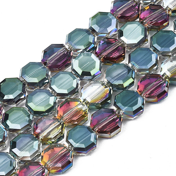 PandaHall Electroplate Translucent Glass Beads Strands, Half Plated, Faceted, Octagon, Cadet Blue, 7~8x7~8x4mm, Hole: 1.2mm, about...
PandaHall Electroplate Translucent Glass Beads Strands, Half Plated, Faceted, Octagon, Cadet Blue, 7~8x7~8x4mm, Hole: 1.2mm, about...
