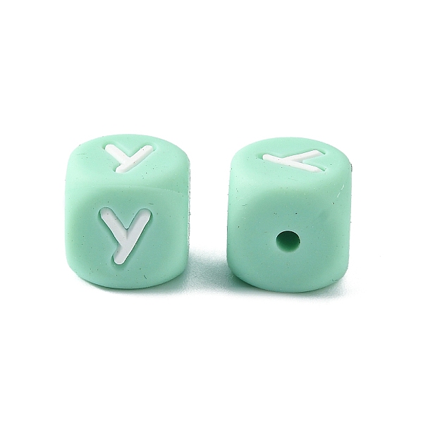 PandaHall Silicone Beads for Bracelet or Necklace Making, Turquoise Cube with Word, Letter.Y, 12x12x12mm, Hole: 3mm Silicone Cube Green
PandaHall Silicone Beads for Bracelet or Necklace Making, Turquoise Cube with Word, Letter.Y, 12x12x12mm, Hole: 3mm Silicone Cube Green