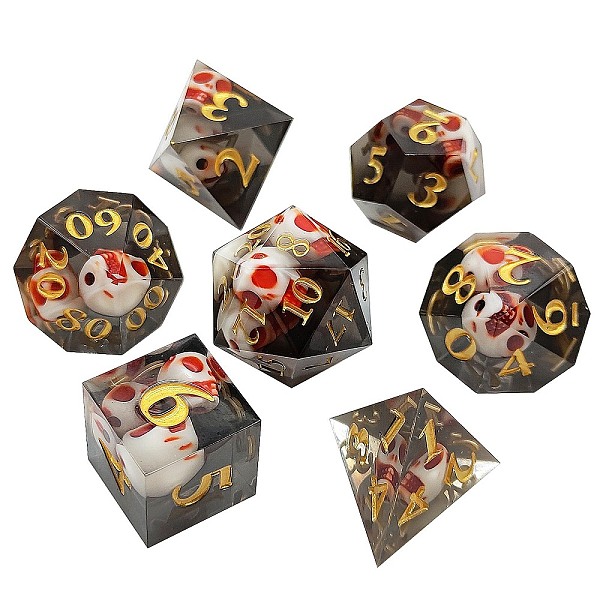 PandaHall Transparent Acrylic Polyhedral Dice Set, for Playing Tabletop Games, Square, Rhombus, Triangle & Polygon, Coconut Brown...
PandaHall Transparent Acrylic Polyhedral Dice Set, for Playing Tabletop Games, Square, Rhombus, Triangle & Polygon, Coconut Brown...