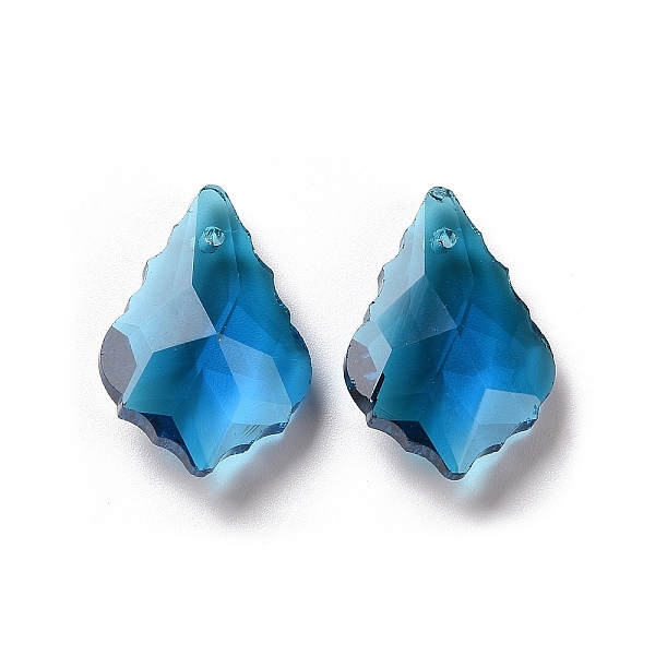 PandaHall Faceted Glass Pendants, Leaf, Steel Blue, 22x15.5x8.5mm, Hole: 1mm Glass Leaf Blue
PandaHall Faceted Glass Pendants, Leaf, Steel Blue, 22x15.5x8.5mm, Hole: 1mm Glass Leaf Blue