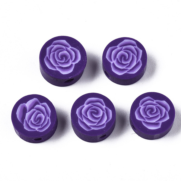 PandaHall Handmade Polymer Clay Beads, for DIY Jewelry Crafts Supplies, Flat Round with Flower, Indigo, 9.5x3.5~5mm, Hole: 1.8mm Polymer..., Purple
PandaHall Handmade Polymer Clay Beads, for DIY Jewelry Crafts Supplies, Flat Round with Flower, Indigo, 9.5x3.5~5mm, Hole: 1.8mm Polymer..., Purple