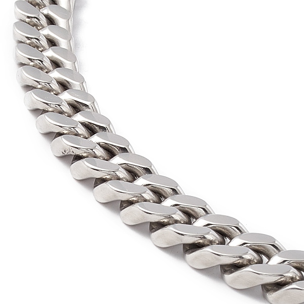 PandaHall 304 Stainless Steel Curb Chains Necklace for Women, Stainless Steel Color, Link: 15x12x3.5mm, 23.62 inch(60cm) 304 Stainless Steel
PandaHall 304 Stainless Steel Curb Chains Necklace for Women, Stainless Steel Color, Link: 15x12x3.5mm, 23.62 inch(60cm) 304 Stainless Steel