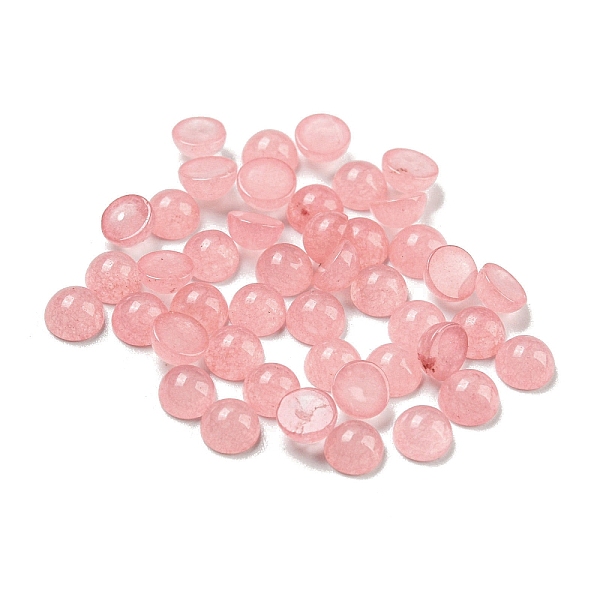 PandaHall Natural White Jade Dyed Cabochons, Half Round, 4x2~2.5mm White Jade Half Round
PandaHall Natural White Jade Dyed Cabochons, Half Round, 4x2~2.5mm White Jade Half Round