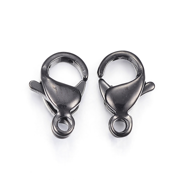 PandaHall 304 Stainless Steel Lobster Claw Clasps, Parrot Trigger Clasps, Electrophoresis Black, 15x9x4.5mm, Hole: 2mm 304 Stainless Steel...
PandaHall 304 Stainless Steel Lobster Claw Clasps, Parrot Trigger Clasps, Electrophoresis Black, 15x9x4.5mm, Hole: 2mm 304 Stainless Steel...