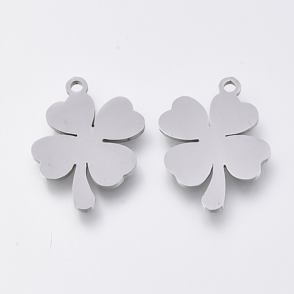 PandaHall 201 Stainless Steel Pendants, Laser Cut Pendants, Clover, Stainless Steel Color, 17x13x1mm, Hole: 1.4mm 201 Stainless Steel Clover
PandaHall 201 Stainless Steel Pendants, Laser Cut Pendants, Clover, Stainless Steel Color, 17x13x1mm, Hole: 1.4mm 201 Stainless Steel Clover