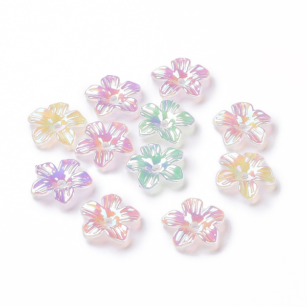 PandaHall Rainbow Iridescent Plating Transparent Acrylic Bead Caps, UV Plated, 5-Petal Flower, Mixed Color, 14x14.5x3mm, Hole: 1.7mm Acrylic..., Multicolor
PandaHall Rainbow Iridescent Plating Transparent Acrylic Bead Caps, UV Plated, 5-Petal Flower, Mixed Color, 14x14.5x3mm, Hole: 1.7mm Acrylic..., Multicolor