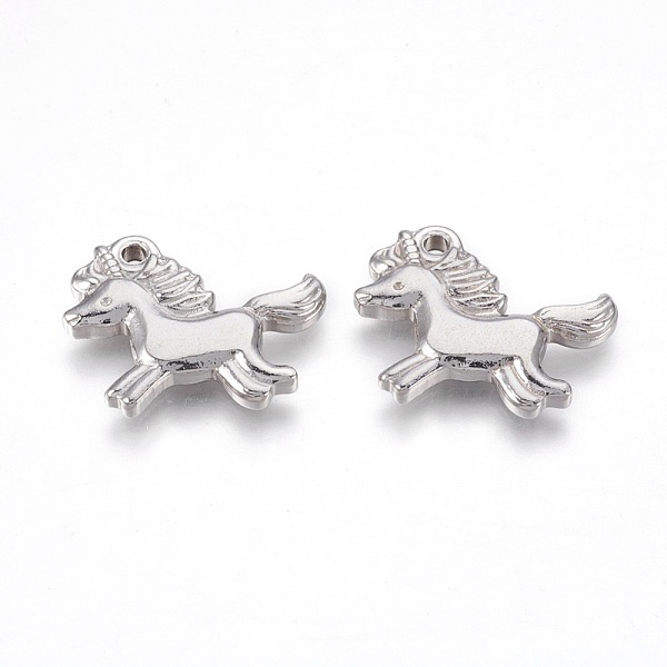 PandaHall 201 Stainless Steel Pendants, Unicorn, Stainless Steel Color, 22x21x3mm, Hole: 2mm 201 Stainless Steel Unicorn
PandaHall 201 Stainless Steel Pendants, Unicorn, Stainless Steel Color, 22x21x3mm, Hole: 2mm 201 Stainless Steel Unicorn