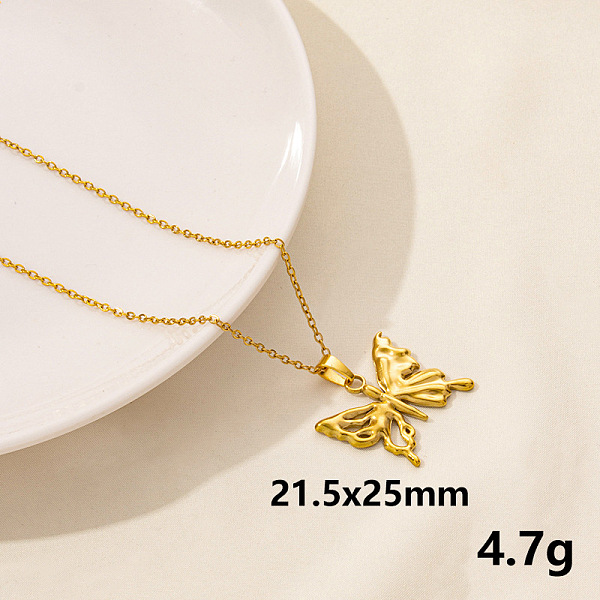 PandaHall Vintage Stainless Steel Butterfly Pendant Lock Collarbone Chain Necklace for Women Stainless Steel Butterfly
PandaHall Vintage Stainless Steel Butterfly Pendant Lock Collarbone Chain Necklace for Women Stainless Steel Butterfly