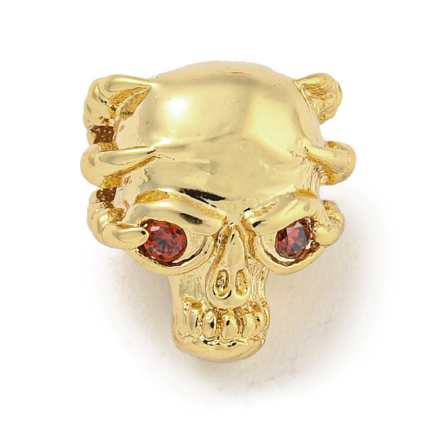 PandaHall Brass Micro Pave Red Cubic Zirconia Beads, Skull, Real 18K Gold Plated, 11.5x10x9mm, Hole: 2.6mm Brass+Cubic Zirconia Skull Red
PandaHall Brass Micro Pave Red Cubic Zirconia Beads, Skull, Real 18K Gold Plated, 11.5x10x9mm, Hole: 2.6mm Brass+Cubic Zirconia Skull Red