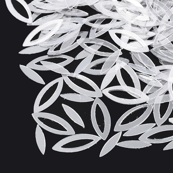 PandaHall Ornament Accessories, PVC Plastic Paillette/Sequins Links, Horse Eye, WhiteSmoke, 9~10x3.5~4x0.4mm, Hole: 4x1.5mm, about..., White
PandaHall Ornament Accessories, PVC Plastic Paillette/Sequins Links, Horse Eye, WhiteSmoke, 9~10x3.5~4x0.4mm, Hole: 4x1.5mm, about..., White