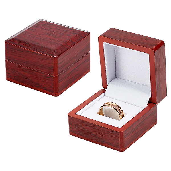 PandaHall FINGERINSPIRE 2 PCS Square Wooden Single Ring Display Box 2.55x2.55x1.81 Dark Red Championship Ring Display Case Wood Jewelry Ring...
PandaHall FINGERINSPIRE 2 PCS Square Wooden Single Ring Display Box 2.55x2.55x1.81 Dark Red Championship Ring Display Case Wood Jewelry Ring...