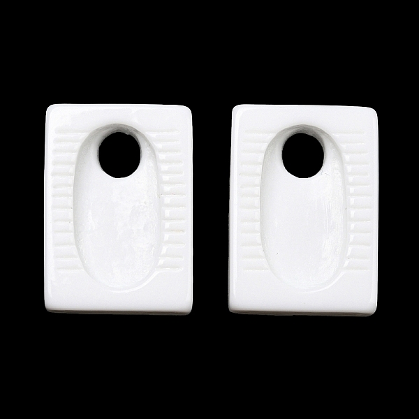 PandaHall Opaque Resin Cabochons, Rectangle Squatting Toilet, White, 25.8x18.4x6mm Resin Rectangle White
PandaHall Opaque Resin Cabochons, Rectangle Squatting Toilet, White, 25.8x18.4x6mm Resin Rectangle White