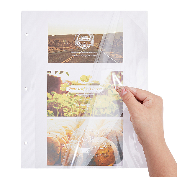 PandaHall SUPERFINDINGS 20 Sheets 12.4x9.4inch Photo Album Page Refill 3 Ring Binder A4 Paper Photo Album Self Adhesive Pages Replacement..., White
PandaHall SUPERFINDINGS 20 Sheets 12.4x9.4inch Photo Album Page Refill 3 Ring Binder A4 Paper Photo Album Self Adhesive Pages Replacement..., White