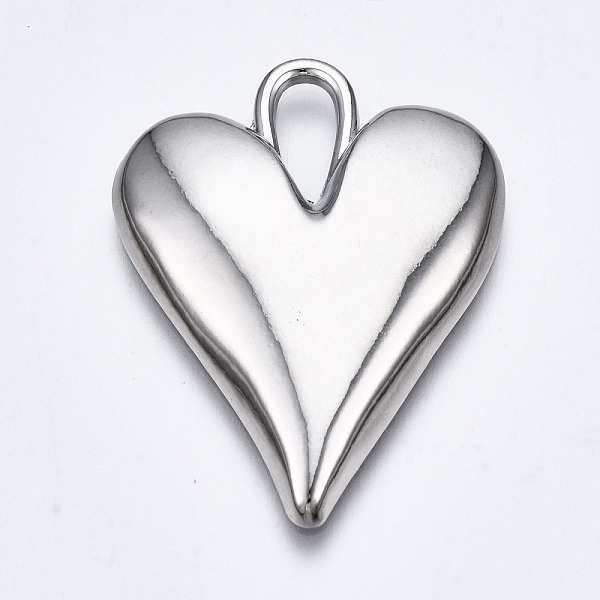 PandaHall Alloy Pendants, Heart, Cadmium Free & Lead Free, Platinum, 35x26.5x4mm, Hole: 4x8mm Alloy Heart
PandaHall Alloy Pendants, Heart, Cadmium Free & Lead Free, Platinum, 35x26.5x4mm, Hole: 4x8mm Alloy Heart