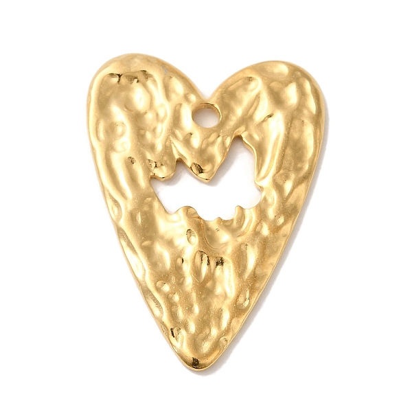 PandaHall 304 Stainless Steel Pendants, Textured Heart Charm, Golden, 33.5x24.5x1.8mm, Hole: 2.3mm 304 Stainless Steel Heart
PandaHall 304 Stainless Steel Pendants, Textured Heart Charm, Golden, 33.5x24.5x1.8mm, Hole: 2.3mm 304 Stainless Steel Heart
