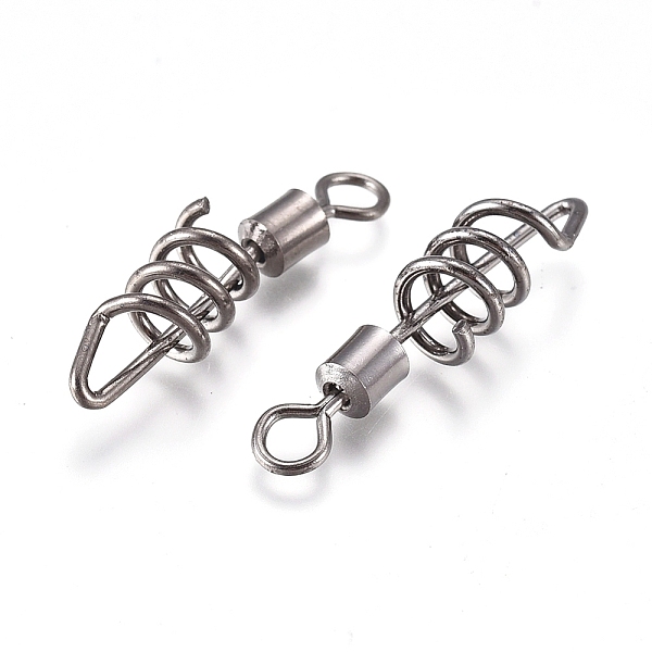 PandaHall Stainless Steel Fishing Ball Bearing Swivel, with Brass Welded Rings, Stainless Steel Color, 15x3mm, Hole: 1mm and 0.9mm Stainless...
PandaHall Stainless Steel Fishing Ball Bearing Swivel, with Brass Welded Rings, Stainless Steel Color, 15x3mm, Hole: 1mm and 0.9mm Stainless...