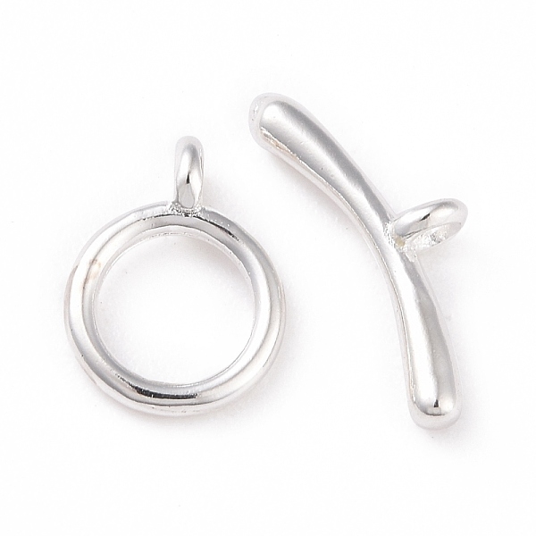 PandaHall Eco-friendly Brass Toggle Clasps, Cadmium Free & Lead Free, Long-Lasting Plated, Ring, 925 Sterling Silver Plated, Ring...
PandaHall Eco-friendly Brass Toggle Clasps, Cadmium Free & Lead Free, Long-Lasting Plated, Ring, 925 Sterling Silver Plated, Ring...
