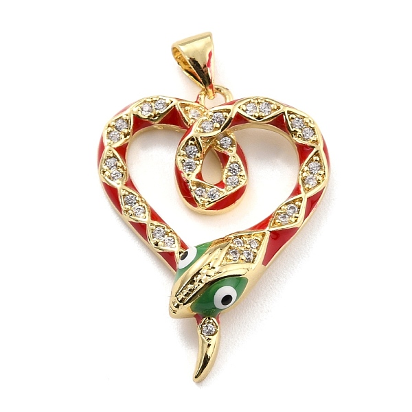 PandaHall Brass Micro Pave Clear Cubic Zirconia Pendants, with Enamel, Golden, Snake, Mixed Color, 29x21.5x6mm, Hole: 5.3x3.6mm Brass+Cubic..., Multicolor
PandaHall Brass Micro Pave Clear Cubic Zirconia Pendants, with Enamel, Golden, Snake, Mixed Color, 29x21.5x6mm, Hole: 5.3x3.6mm Brass+Cubic..., Multicolor