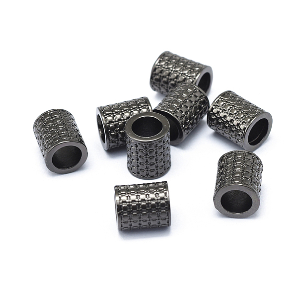 PandaHall Rack Plating Brass European Beads, Large Hole Beads, Long-Lasting Plated, Column, Gunmetal, 9x8mm, Hole: 5mm Brass Column
PandaHall Rack Plating Brass European Beads, Large Hole Beads, Long-Lasting Plated, Column, Gunmetal, 9x8mm, Hole: 5mm Brass Column