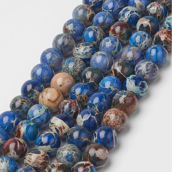 PandaHall Natural Imperial Jasper Beads Strands, Dyed & Heated, Round, 8mm, Hole: 1mm, 16 inch. Imperial Jasper Round
PandaHall Natural Imperial Jasper Beads Strands, Dyed & Heated, Round, 8mm, Hole: 1mm, 16 inch. Imperial Jasper Round