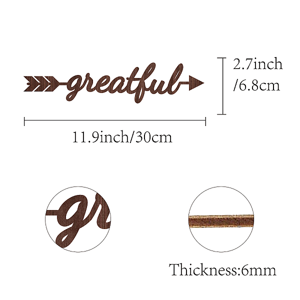 PandaHall Natural Basswood Wall Sculpture, Torus Wall Art, Home Decor Meditation Symbol, Word Greatful, Camel, 68x300x6mm Wood Word Brown
PandaHall Natural Basswood Wall Sculpture, Torus Wall Art, Home Decor Meditation Symbol, Word Greatful, Camel, 68x300x6mm Wood Word Brown