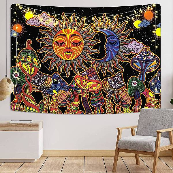 PandaHall Polyester Mushroom Wall Hanging Tapestry, for Bedroom Living Room Decoration, Rectangle, Colorful, 1300x1500mm Polyester Mushroom
PandaHall Polyester Mushroom Wall Hanging Tapestry, for Bedroom Living Room Decoration, Rectangle, Colorful, 1300x1500mm Polyester Mushroom