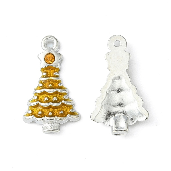 PandaHall Alloy Enamel Pendants, Cadmium Free & Lead Free, with Rhinestones, Christmas Tree, Gold, Silver Color Plated, Gold, about 21mm...
PandaHall Alloy Enamel Pendants, Cadmium Free & Lead Free, with Rhinestones, Christmas Tree, Gold, Silver Color Plated, Gold, about 21mm...