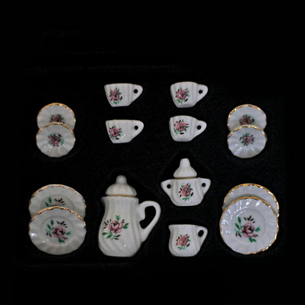 PandaHall Mini Porcelain Tea Set, including 2Pcs Teapots, 5Pcs Teacups, 8Pcs Dishes, for Dollhouse Accessories, Pretending Prop Decorations...
PandaHall Mini Porcelain Tea Set, including 2Pcs Teapots, 5Pcs Teacups, 8Pcs Dishes, for Dollhouse Accessories, Pretending Prop Decorations...