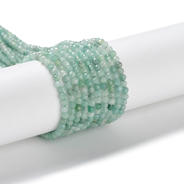 PandaHall Natural Emerald Beads Strands, Round, Faceted, Garde 3A, 2mm, Hole: 0.5mm, about 190~199pcs/strand, 15.16''~15.55''(38.5~39.5cm)...
PandaHall Natural Emerald Beads Strands, Round, Faceted, Garde 3A, 2mm, Hole: 0.5mm, about 190~199pcs/strand, 15.16''~15.55''(38.5~39.5cm)...