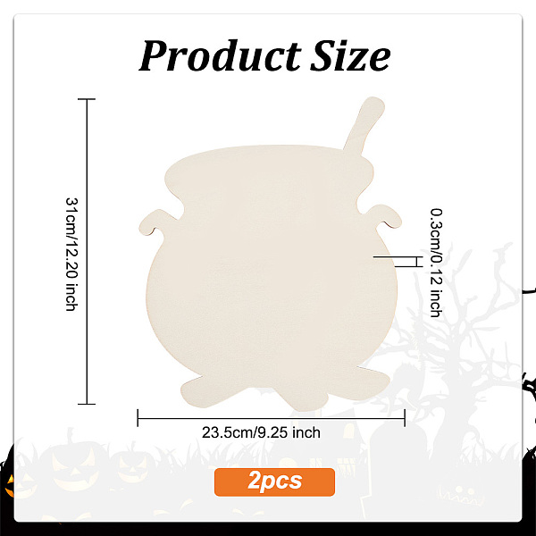 PandaHall OLYCRAFT 2Pcs Unfinished Wood Pieces 9.2x12.2 Inch Cauldron Wood Pieces Pot Cutout Unfinished Wood Undyed Wood Cauldron Slices...
PandaHall OLYCRAFT 2Pcs Unfinished Wood Pieces 9.2x12.2 Inch Cauldron Wood Pieces Pot Cutout Unfinished Wood Undyed Wood Cauldron Slices...