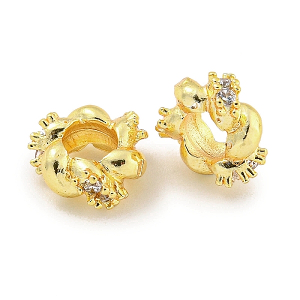PandaHall Rack Plating Brass Cubic Zirconia Beads, Long-Lasting Plated, Lead Free & Cadmium Free, Real 18K Gold Plated, 6x6.5x2~2.5mm, Hole..., Clear
PandaHall Rack Plating Brass Cubic Zirconia Beads, Long-Lasting Plated, Lead Free & Cadmium Free, Real 18K Gold Plated, 6x6.5x2~2.5mm, Hole..., Clear