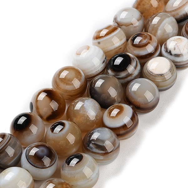 PandaHall Natural Eye Agate Beads Strands, Striped Agate/Banded Agate Beads, Dyed & Heated, Round, 14mm, Hole: 2mm, about 29pcs/strand...
PandaHall Natural Eye Agate Beads Strands, Striped Agate/Banded Agate Beads, Dyed & Heated, Round, 14mm, Hole: 2mm, about 29pcs/strand...