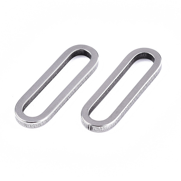 PandaHall 201 Stainless Steel Linking Rings, Laser Cut, Oval, Stainless Steel Color, 20x6x1.5mm, Inner Diameter: 17x3mm 201 Stainless Steel...
PandaHall 201 Stainless Steel Linking Rings, Laser Cut, Oval, Stainless Steel Color, 20x6x1.5mm, Inner Diameter: 17x3mm 201 Stainless Steel...