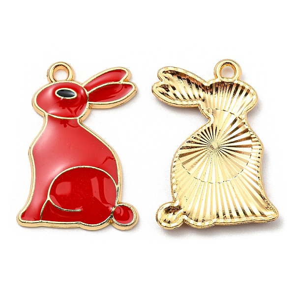 PandaHall Alloy Pendants, with Enamel, Golden, Cadmium Free & Nickel Free & Lead Free, Rabbit Charms, Red, 25x17.5x2.5mm, Hole: 1.6mm...
PandaHall Alloy Pendants, with Enamel, Golden, Cadmium Free & Nickel Free & Lead Free, Rabbit Charms, Red, 25x17.5x2.5mm, Hole: 1.6mm...