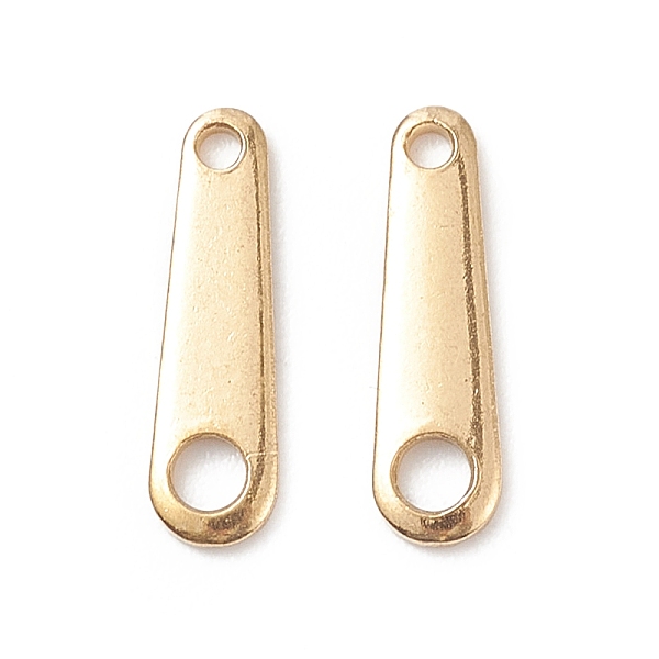 PandaHall Ion Plating(IP) 304 Stainless Steel Chain Tabs, Chain Extender Connectors, Golden, 10x3x0.65mm, Hole: 0.8mm and 1.5mm 304...
PandaHall Ion Plating(IP) 304 Stainless Steel Chain Tabs, Chain Extender Connectors, Golden, 10x3x0.65mm, Hole: 0.8mm and 1.5mm 304...