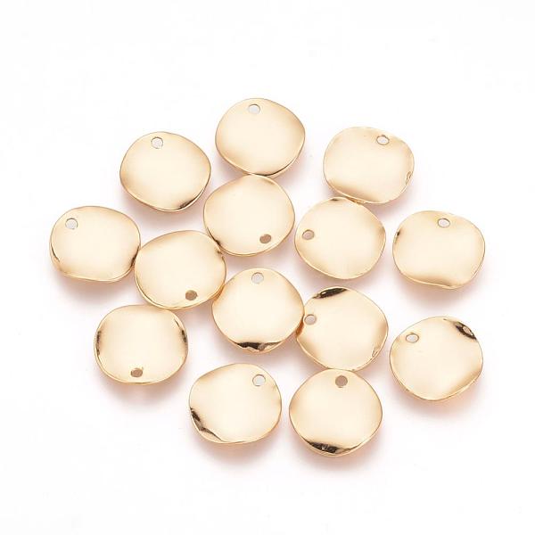 PandaHall Brass Charms, Nickel Free, Real 18K Gold Plated, Flat Round, Golden, 12x12x1mm, Hole: 1mm Brass Flat Round
PandaHall Brass Charms, Nickel Free, Real 18K Gold Plated, Flat Round, Golden, 12x12x1mm, Hole: 1mm Brass Flat Round